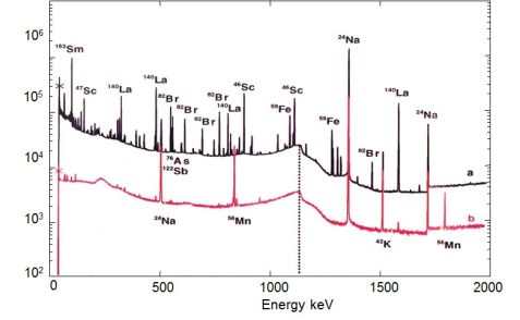 Abbildung 4: Gammaspektren